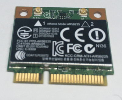 HP Atheros AR5B225 Wireless WiFi Card BT 4.0 Mini PCIE 698416-001 ProBook EliteB