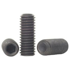 M2 M2.5 M3 M4 BLACK HIGH TENSILE CUP POINT GRUB SCREWS HEX SOCKET SET SCREW 14.9