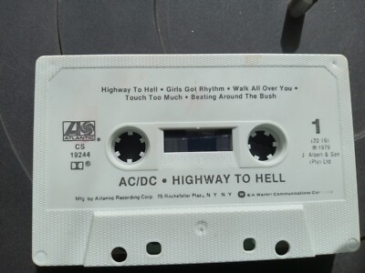AC DC HIGHWAY TO HELL cassette Tape