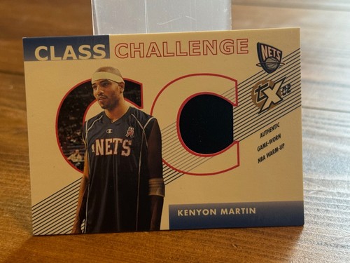 2002-03 Topps Xpectations Class Challenge Kenyon Martin Game-Worn Warm-Up Card - Bild 2 von 9