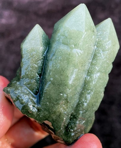 102g ¡¡¡EXCELENTE!!! Nuevo hallazgo raro NATURAL racimos de cristal verde espécimen ie2117 - Imagen 12 de 12