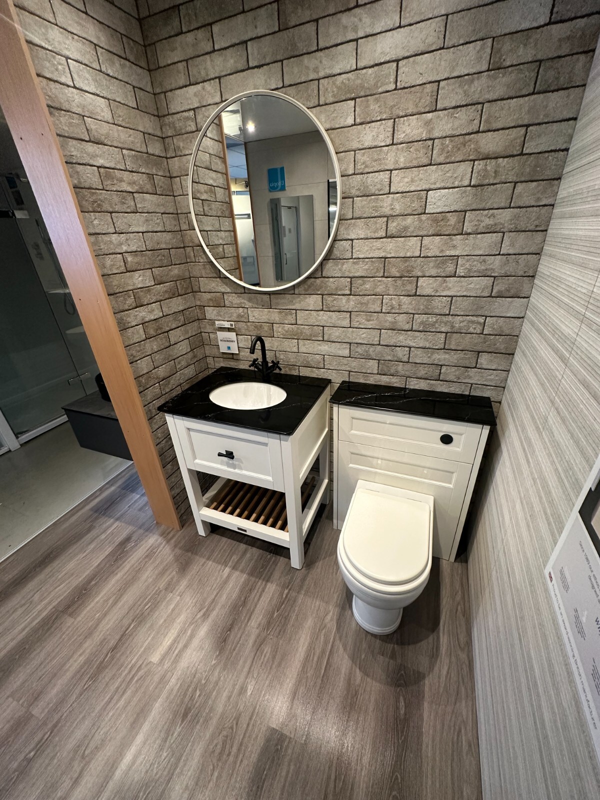 Ex Display Utopia Roseberry Washstand & Toilet Unit Set Cotton White eBay