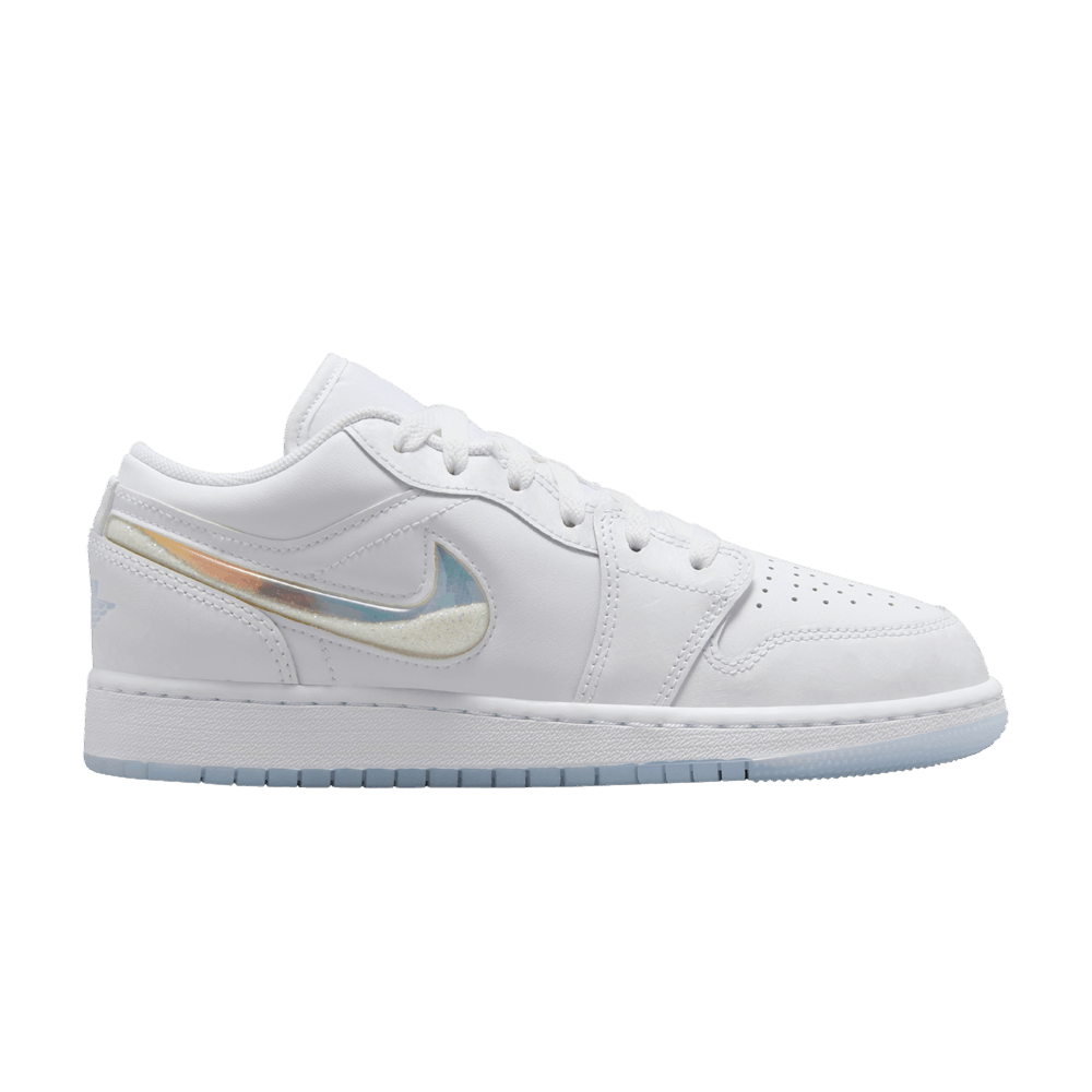 Air Jordan Air Jordan 1 Low SE GS 'Glitter Swoosh' FQ9112 Air Jordan Air Jordan 1 Low SE GS 'Glitter Swoosh' FQ9112
