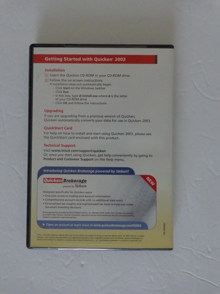 Intuit Quicken 2003 Deluxe For Windows - Image 2 of 2