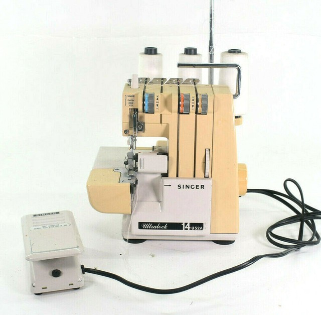 Vintage SINGER Serger Ultralock 14u52a Sewing Machine. for sale online