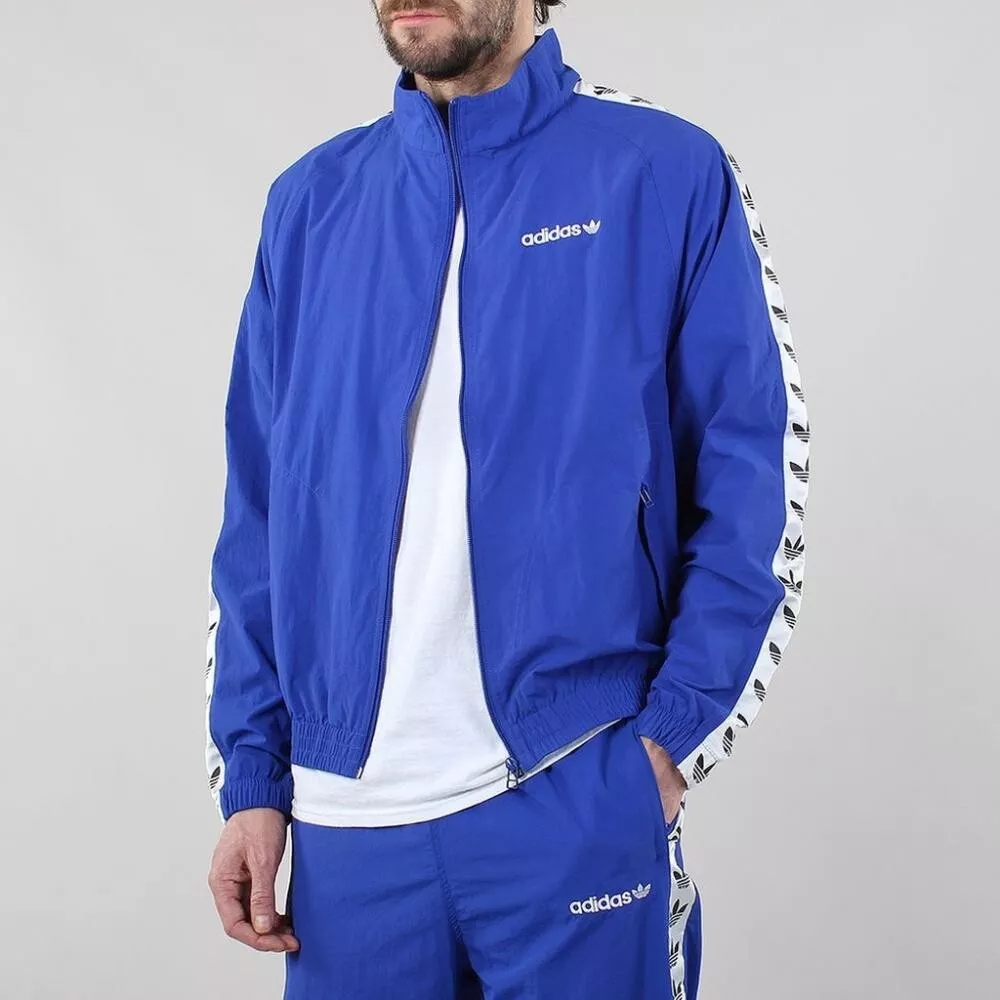 voertuig Dankzegging evenwicht Rare adidas Originals Adicolor TNT Tape Wind Track Jacket Royal Blue Medium  | eBay