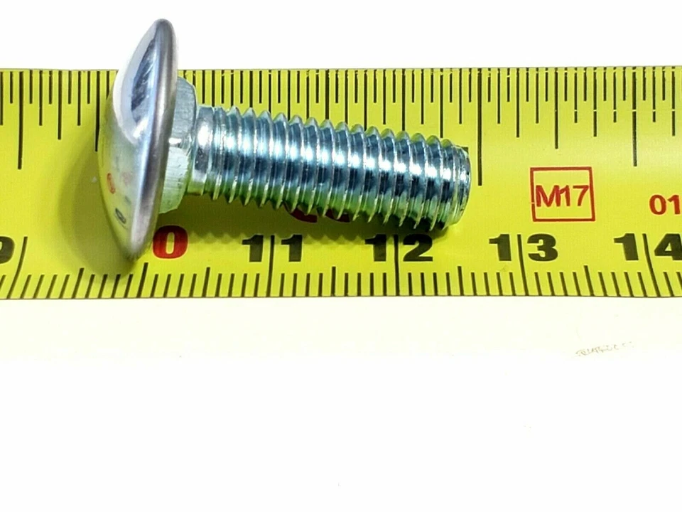 76-93 Ford Acero Inoxidable Tapa Cabeza Redonda Delantero Trasero M8-1.25x25 Pernos de Parachoques A21 Foto 3 de 4