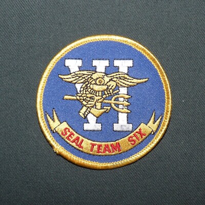 80年代　U.S. NAVY TEAM SIX ポケットパッチ Vintage US Navy SEAL Team Six Embroidered Unit Patch (3