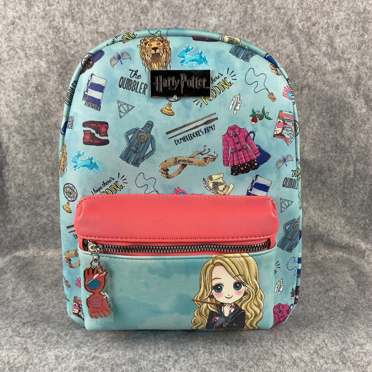 harry potter luna lovegood mini backpack Loungefly Lion Head Cosplay - 707 Street Exclusive This 100% polyurethane faux leather backpack has a fabric lining Luna Lovegood Mini Backpack -