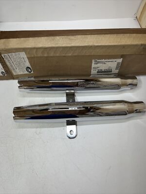 NOS Genuine Harley Davidson Tapered Muffler Kit OEM 80035-95