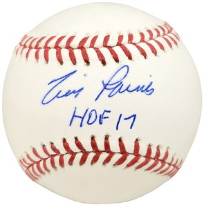 tim raines autographed baseball