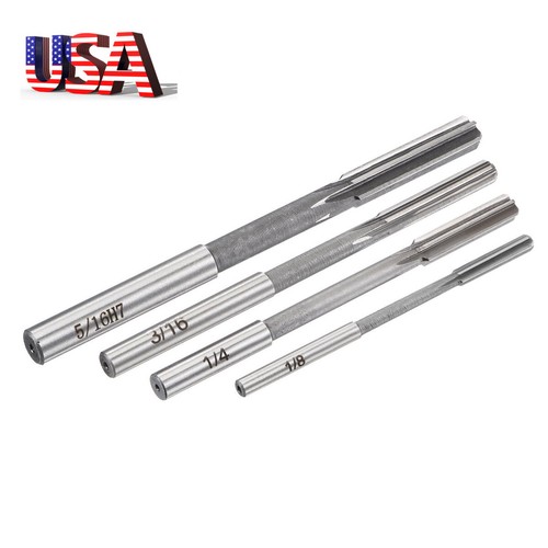 4pcs Chucking Reamer H7 Accuracy HSS 6 Straight Flutes 1/8" 3/16" 1/4" 5/16" eBay