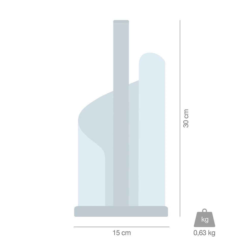 Küchenrollenhalter Papierrollenhalter Küchentuchhalter Papierhalter Rollenhalter - Bild 3 von 4