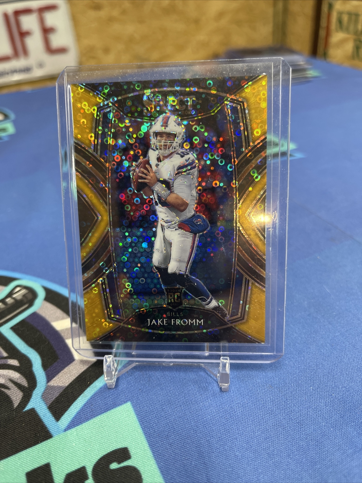 2020 panini select jake fromm gold disco club level #1/10 First On Print 📈💥