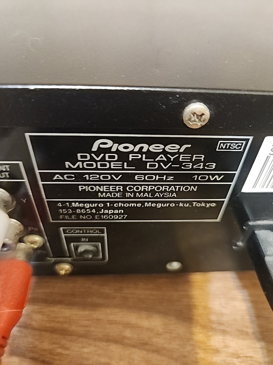 Pioneer DV-343 DVD Player- No Remote | eBay