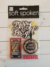 Me And My Big Ideas Merry And Bright Christmas Scrapbooking Stickers