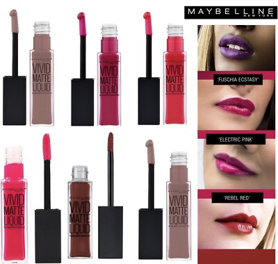 Maybelline Colour Sensational Vivid Matte Liquid Lipstick NEUE FARBEN