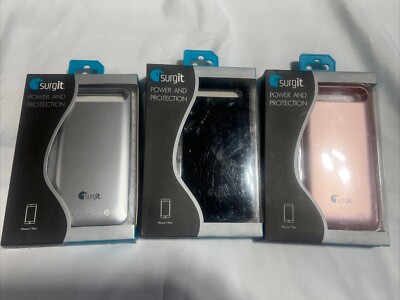 Surgit iPhone 7 Plus Power And Protection 3 Pack Un Opened 1 Each Color