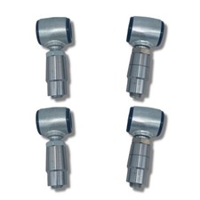 2 Pair 4 Link Bushing End Lh Rh 58-18 Thread 58 Thru Bolt 1.75 Wide