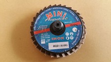 Mini F&auml;cherscheiben 50 mm Stahl Edelstahl Korn 60 Flapdisc Norton