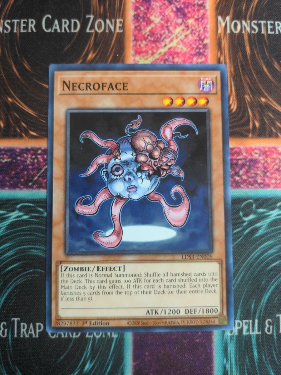 Yu-Gi-Oh! Necroface LDS3-EN006 Common 1st Edition NM | eBay