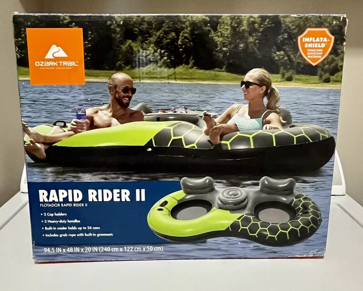 Ozark Trail Adult Rapid Rider II Inflatable Lake Pool Tube River Float for 2  New 78257326334