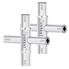 Water Key4 Way Sillcock Keysteel Sillcock Wrench Silver Water Utility Key For Fa
