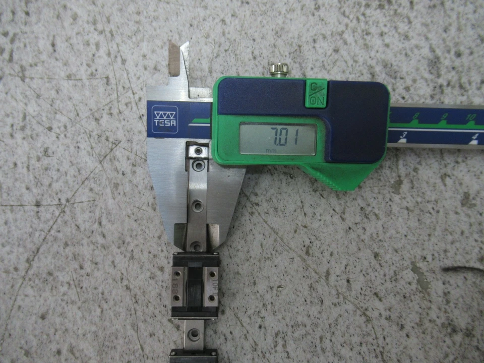 THK RSR7Z Miniatura Guida Lineare Schiene 150mm Lungo 2 Rollenwagen Stato 1A - Immagine 4 di 4