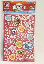 Scentos Scented Stickers 80 stickers Conversation Heart Scented Original pkg