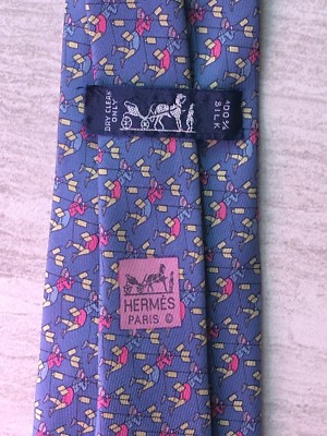 Hermes Puppet/Marionette Necktie # 7172 PA | eBay