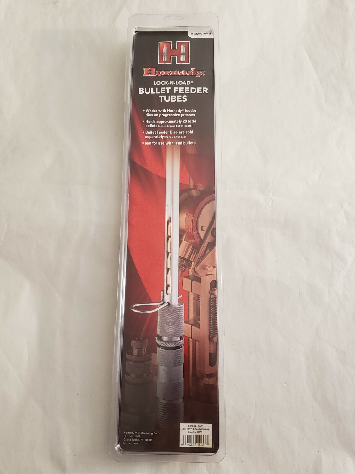 HORNADY Lock-N-Load Bullet Feeder Die .40/10mm #095332