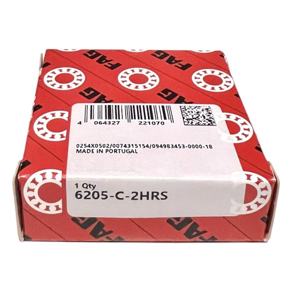 1X Fag 6205-C-2HRS Rillenkugellager 25X52X15 Mm Kugellager 6205 2RS 2RS1-image