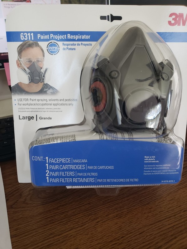 3M Paint Project Respirator #6311PA1 - Large