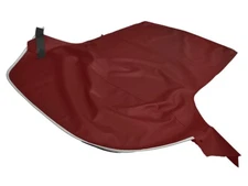 Fits: VW Volkswagen Beetle 1968-72 Soft Top (reuse glass) BURGUNDY HAARTZ CANVAS