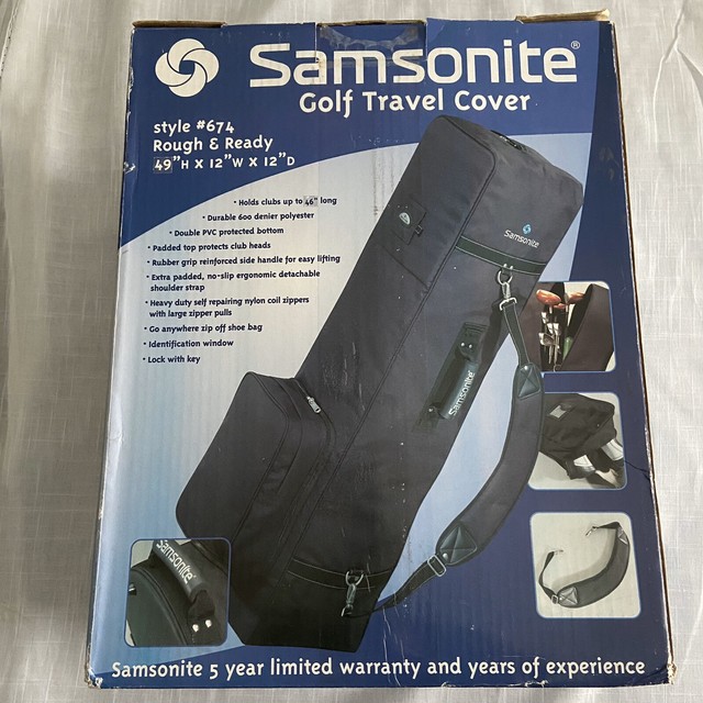 samsonite deluxe golf travel cover