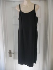 Black Vintage Dress St Michael M&S Size 18 Classic Evening Party Beaded