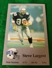 1988 STEVE LARGENT Tips From the Seahawks Football Card