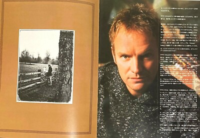 STING Tour Book 1996 Mercury Falling Tour Japan 20 Pages