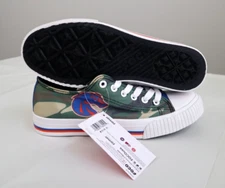 BOISE STATE NCAA WOMEN'S SNEAKER Size US 8 CAMO CANVAS CHUCK STYLE LOW