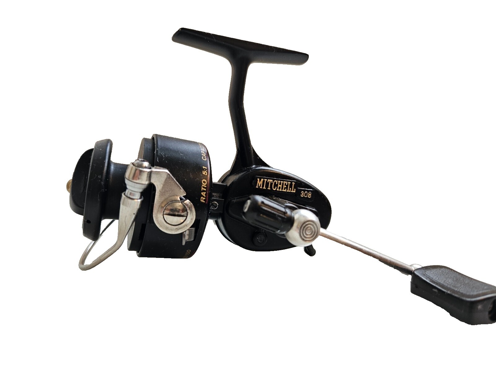 70年代 MITCHELL 408 #777910 Fishing Vintage Garcia Mitchell 408 Old Style Spinning Serial
