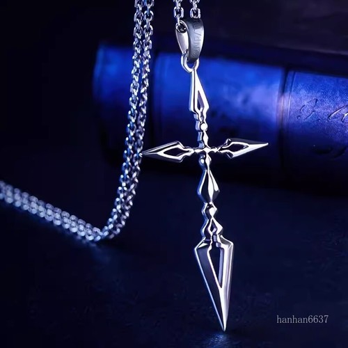 Fate Stay Night Saber Command Spell Cosplay Necklace Pendant Anime Peripherals - Picture 4 of 5