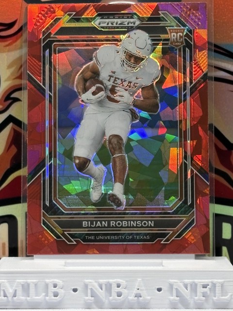 2023 Panini Prizm Draft Picks #115 Bijan Robinson Prizms Red Ice
