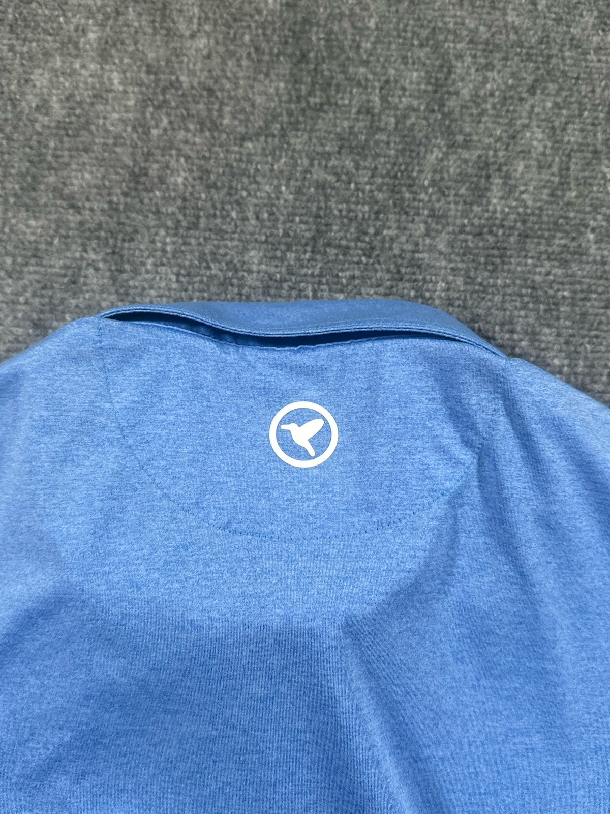 Bird Dogs Men’s Medium Solid Blue Performance Pol… - image 4