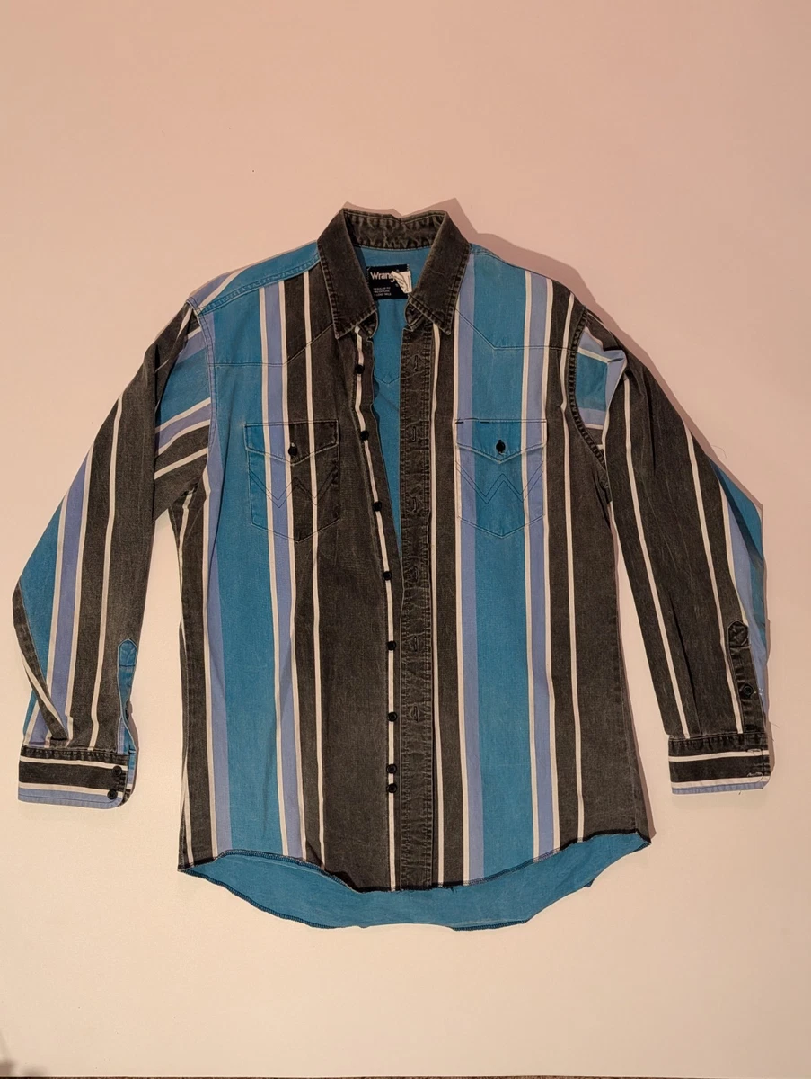 Wrangler Men's Icons Shirt, Blue (1 Year 924)., XL, Blue (1 year 924), XL