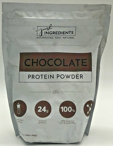 Just Ingredients Schokolade Proteinpulver ~ 17,46 Oz ~ EXP 2/26 ~ LESEN ~ VERSIEGELT