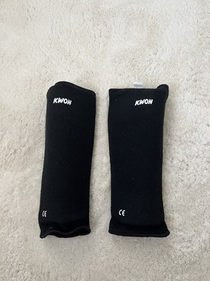 KWON Schienbeinschützer Schienbeinschoner Kickboxen Budo Kampfsport Karate Stoff