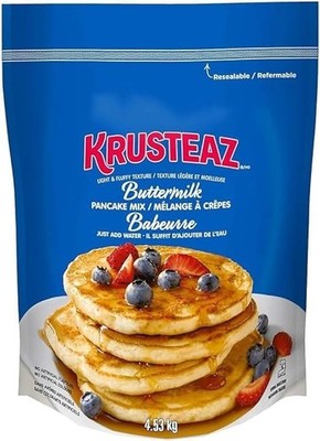 Krusteaz Complete Buttermilk Pancake and Waffle Mix Light & Fluffy 5 lb Bag
