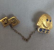 VTG Phi Sigma Sigma Sphinx with Genuine Sapph...