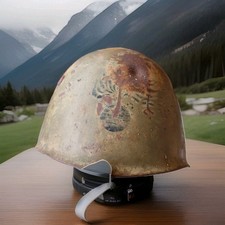 Elmetto M33 Fregiato Ww2 Battle Damage, Ww2 Post Guerra Mondiale 