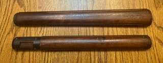 Lee Enfield Hand grooved No4 MkI used VG hand guard set . Exc. Walnut.